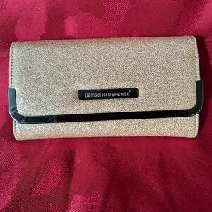 Damsel in Defense soft Daphne wallet GOLD